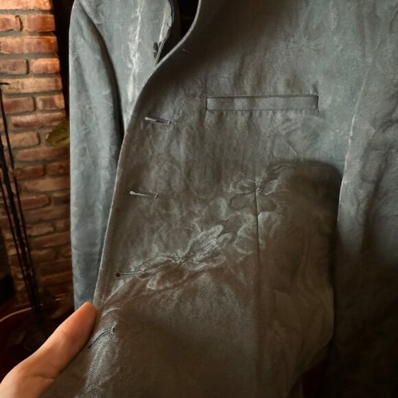 $2894 JOHN VARVATOS "Romance & Reverb" 3 Piece Floral Suit (sz. IT50) - Picture 3 of 16